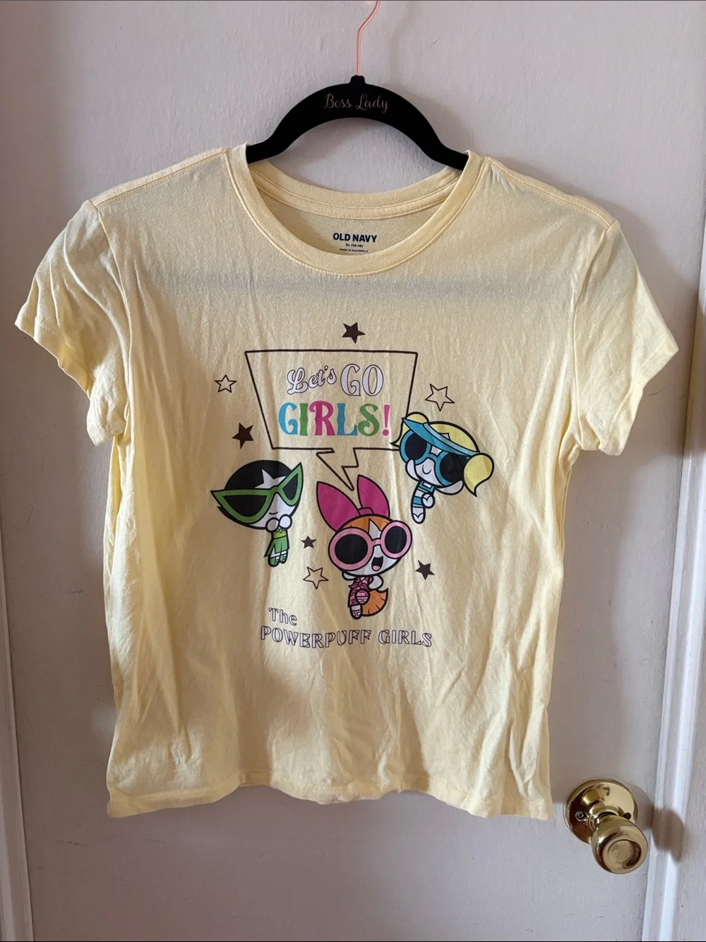 Old Navy Kid’s Yellow Powerpuff Girls Graphic T-shirt